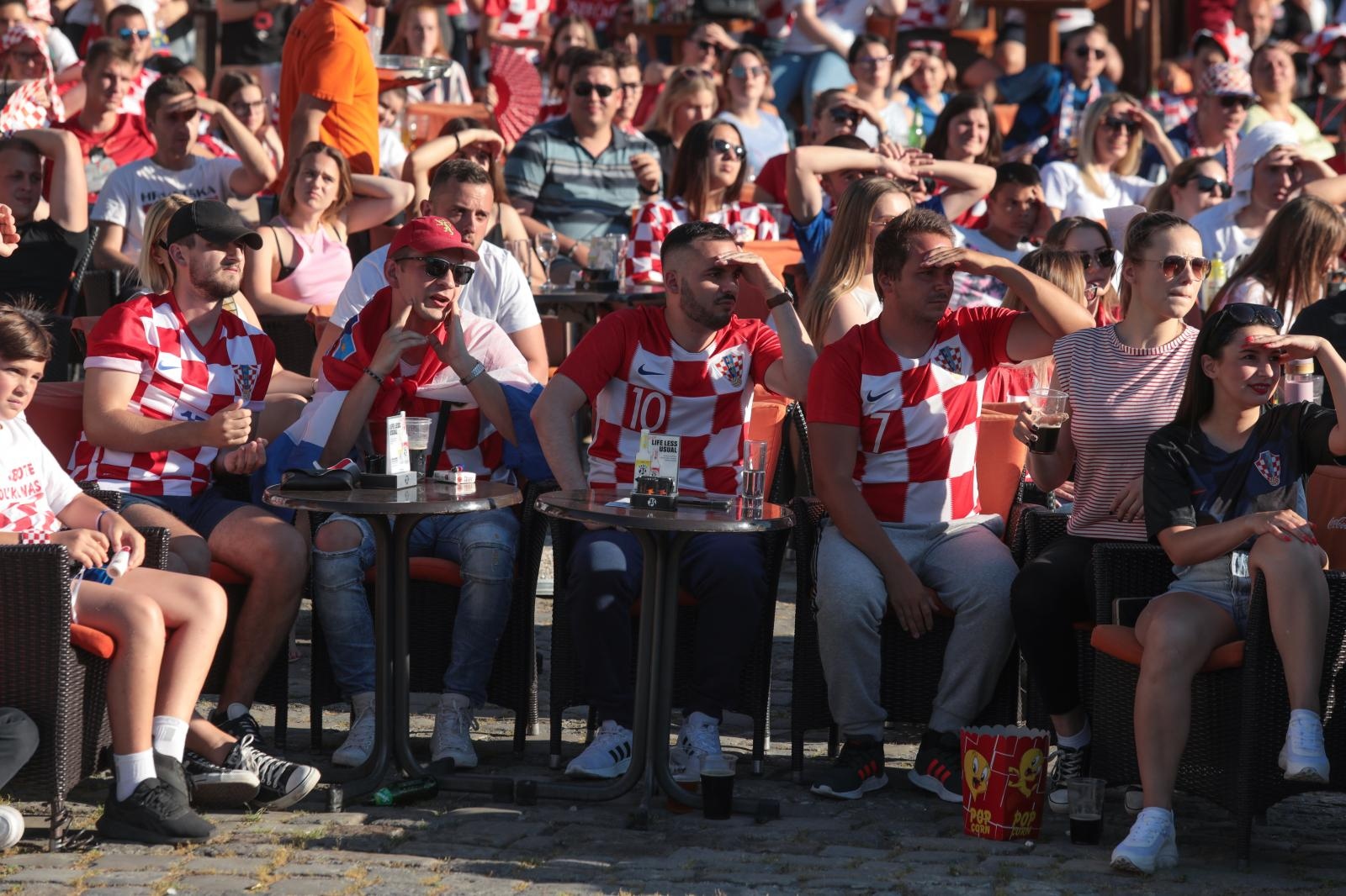 EURO 2020: Gledanje utakmice Hrvatska-Španjolska u Tvrđi