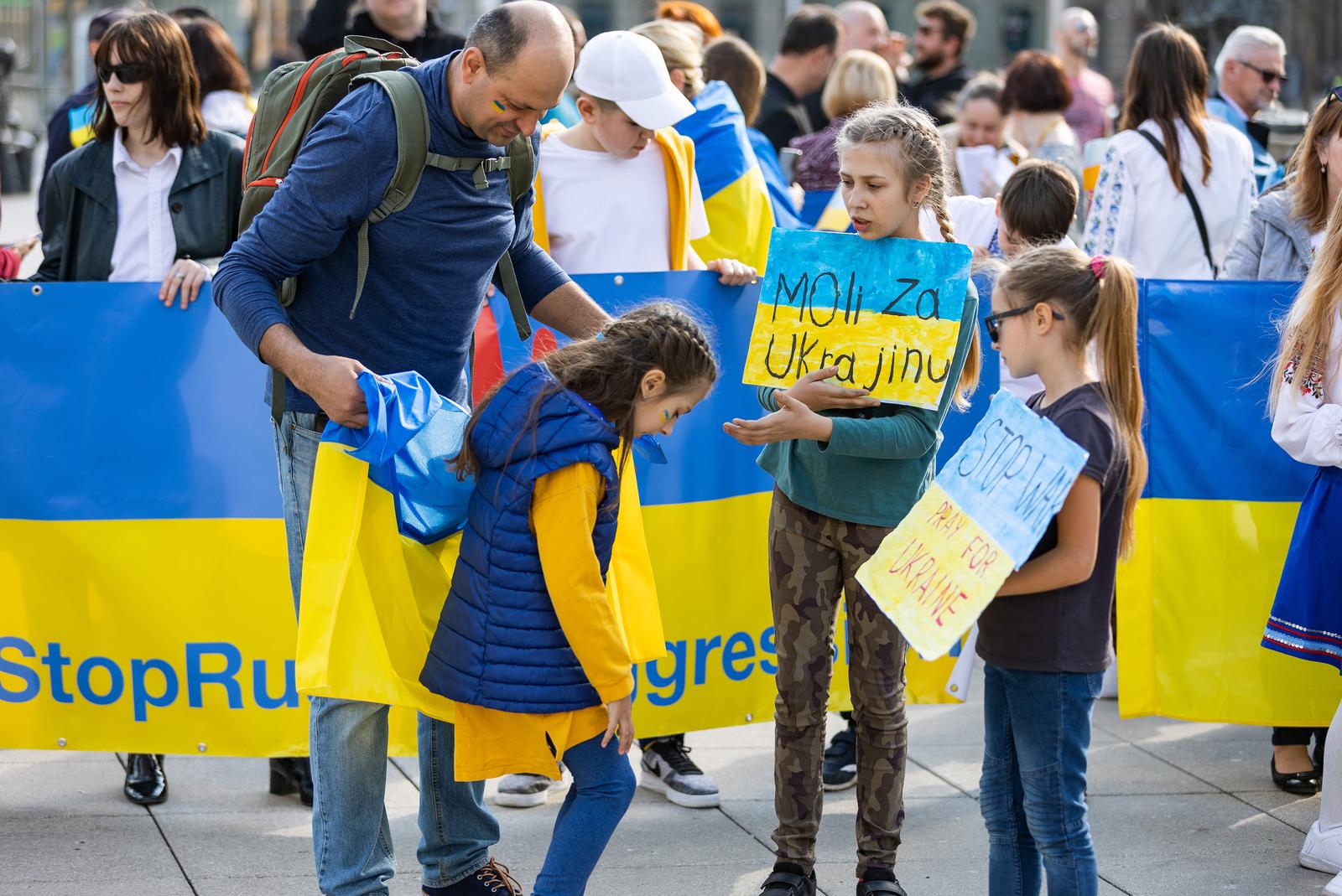 U Osijeku održan skup potpore Ukrajini
