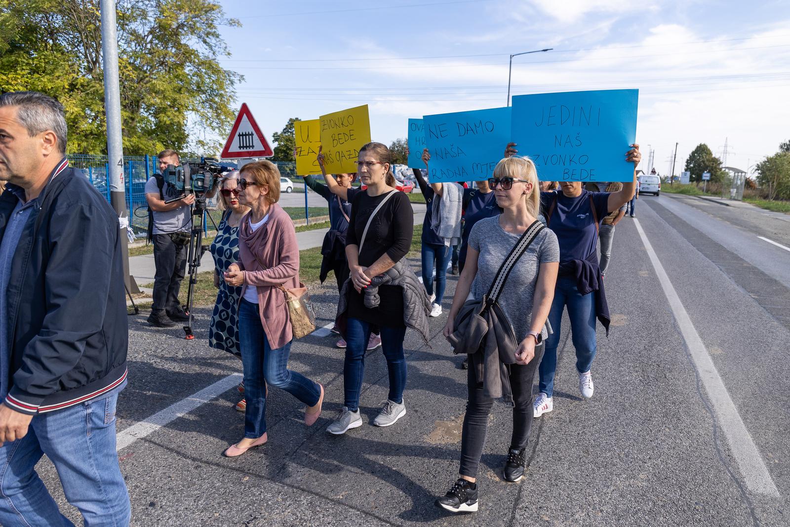 Prosvjed radnika Drave International