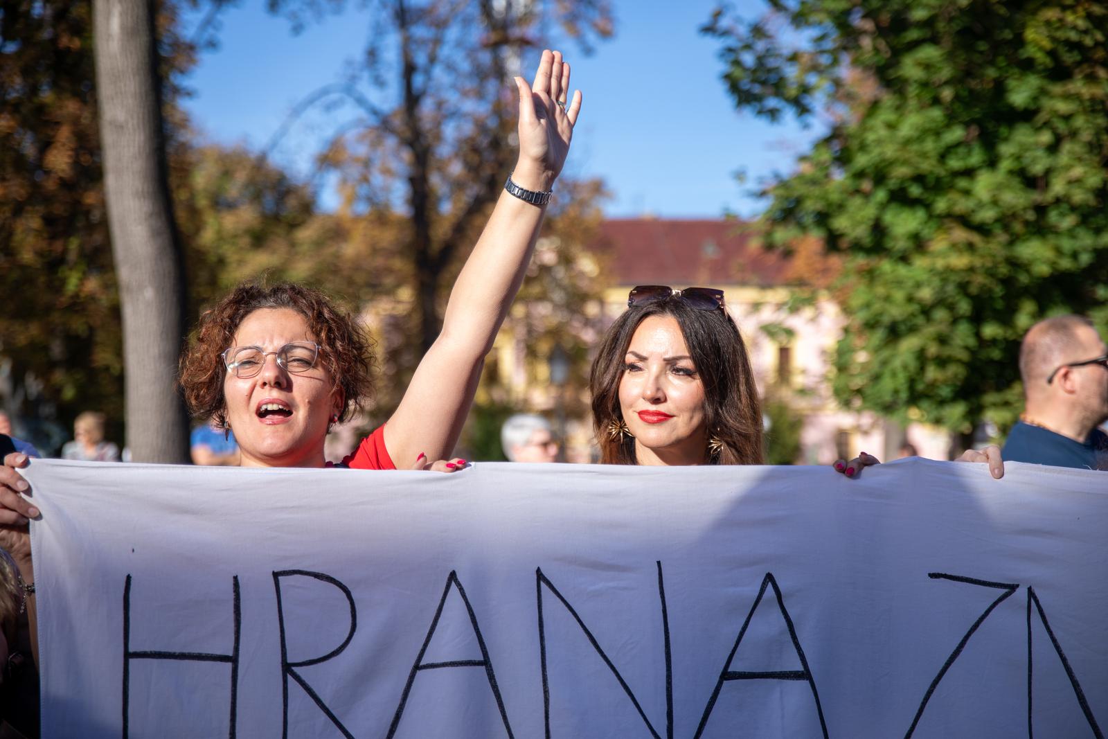 Prosvjed svinjgojaca u Vinkovcima
