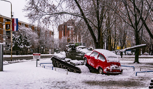 Snijeg u Osijeku, veljača 2023.