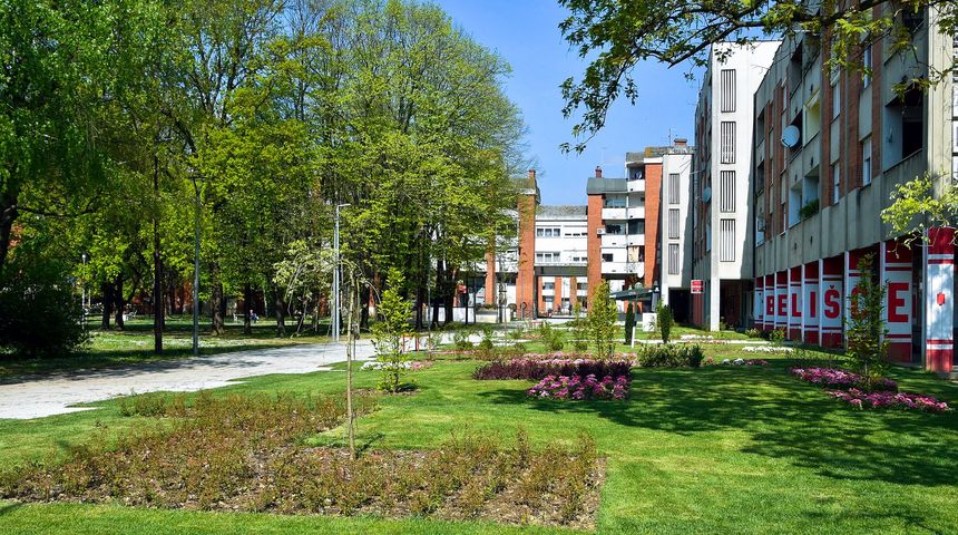 Novi trg u Belišću, travanj 2024. Novi trg u Belišću, travanj 2024.