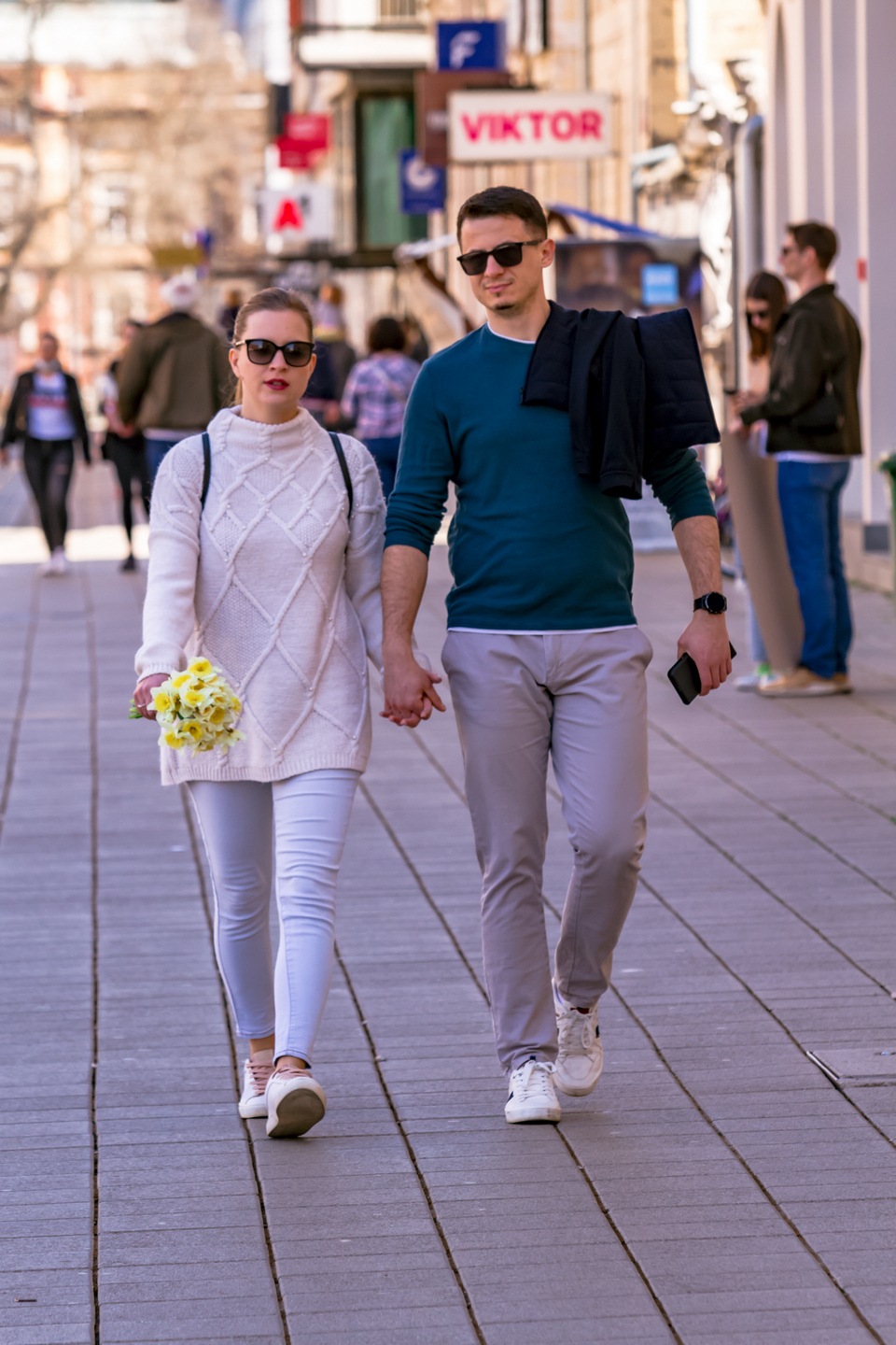 Sunčana subota izmamila Osječane u šetnju