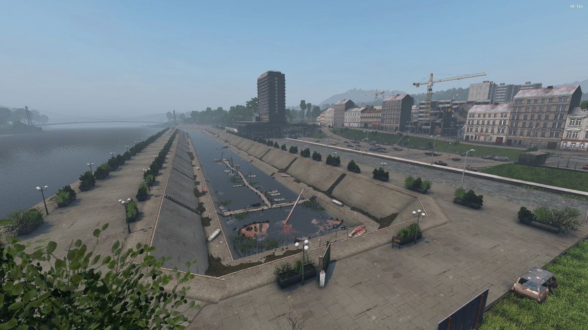 Zimska luka i hotel Osijek  (DayZ – mapa Esseker)