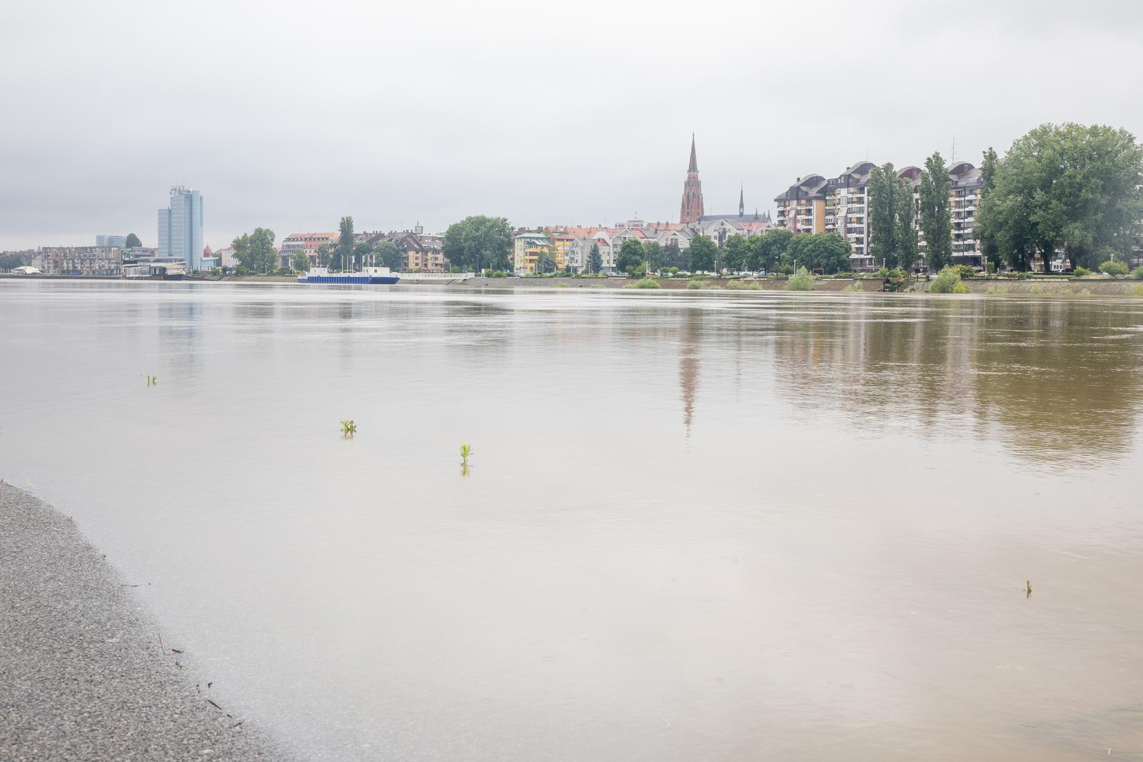 Vodostaj Drave kod Osijeka