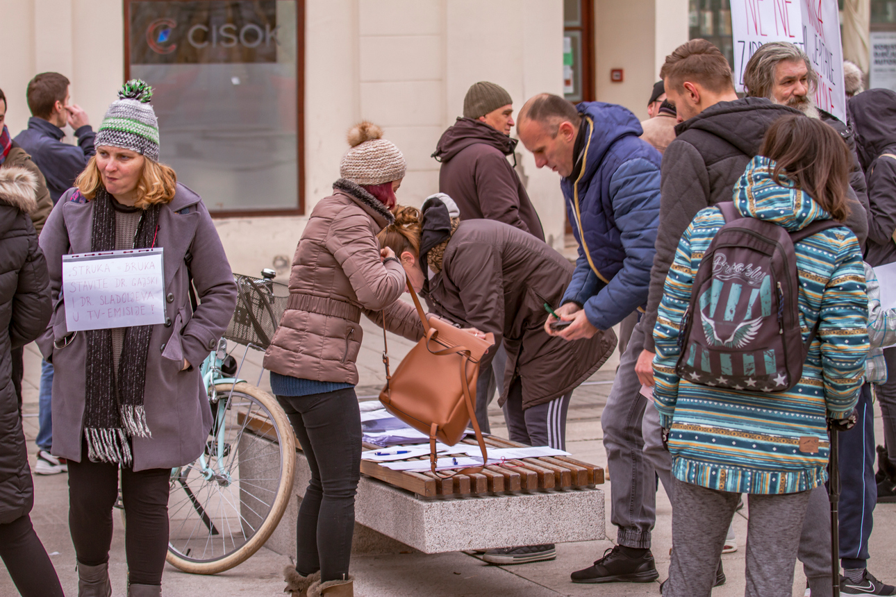 Prosvjed u Osijeku: ”I židovi su imali propusnice”