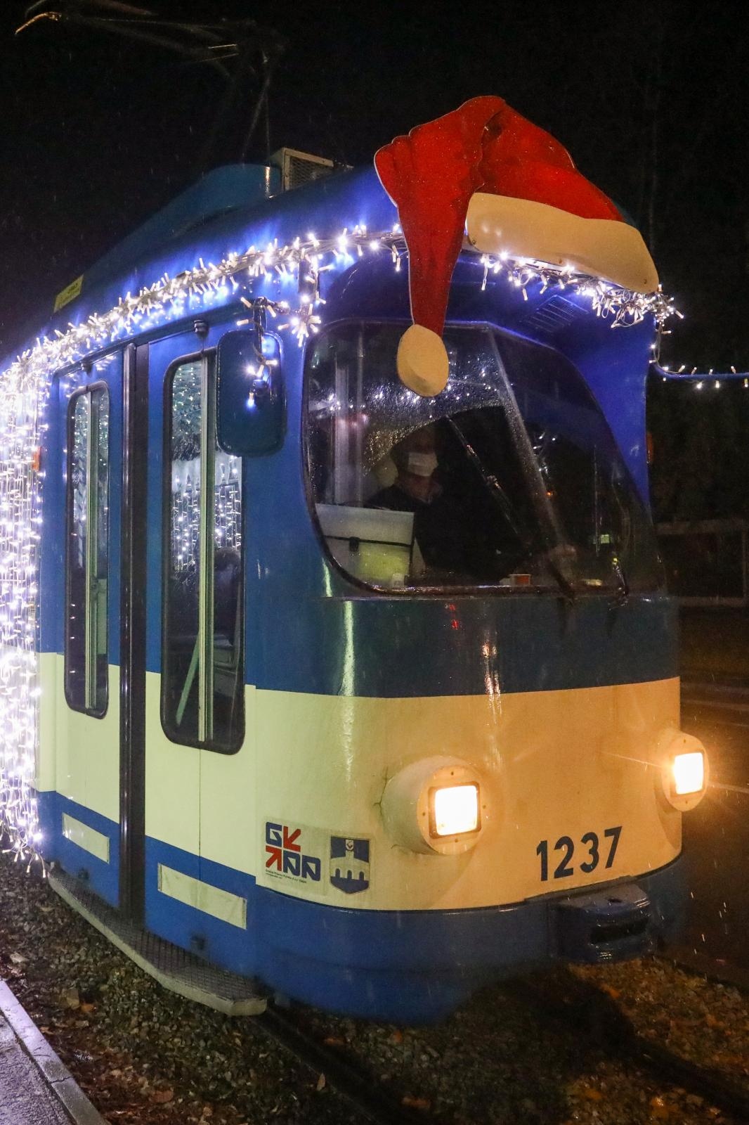 Božićni tramvaj ove godine vozi na redovnoj liniji