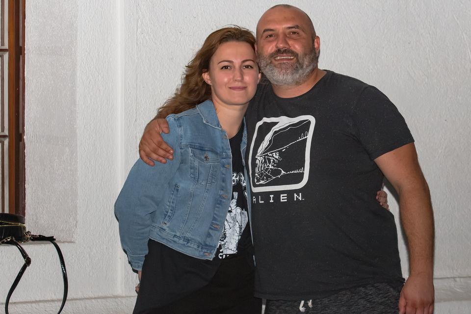 Brkovi u dvorištu Stare pekare