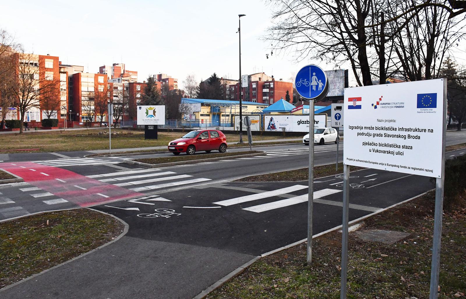 Izgradnja biciklističkih staza u Slavonskom Brodu