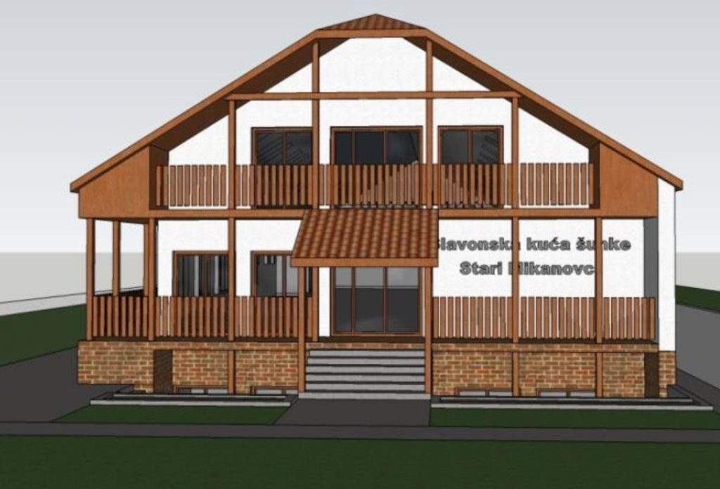 slavonska kuća šunke