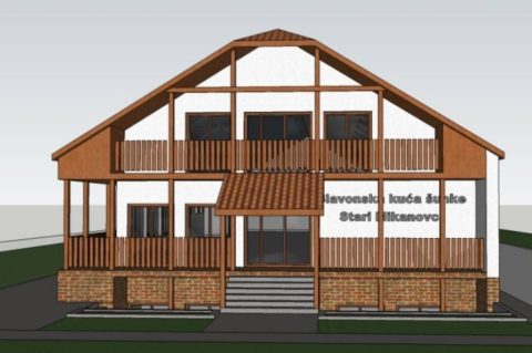 slavonska kuća šunke