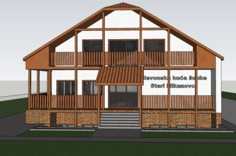 slavonska kuća šunke