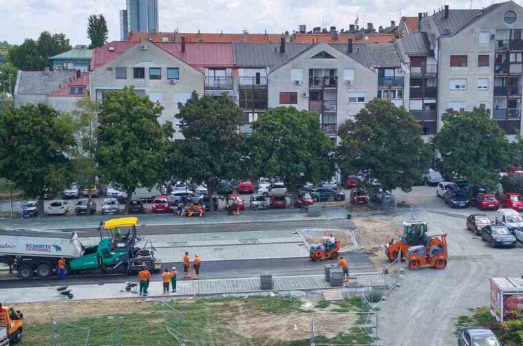 Novi parking na Gornjodravskoj obali