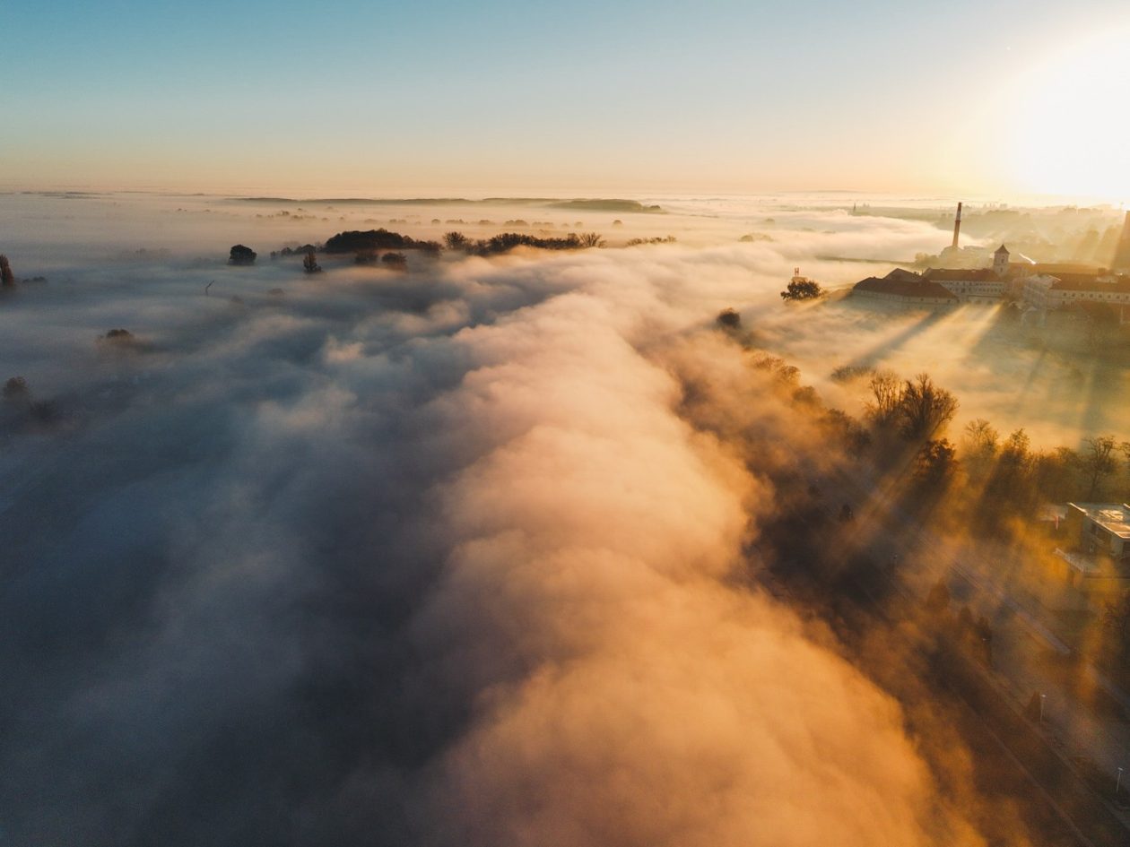 Maglovito jutro u Osijeku