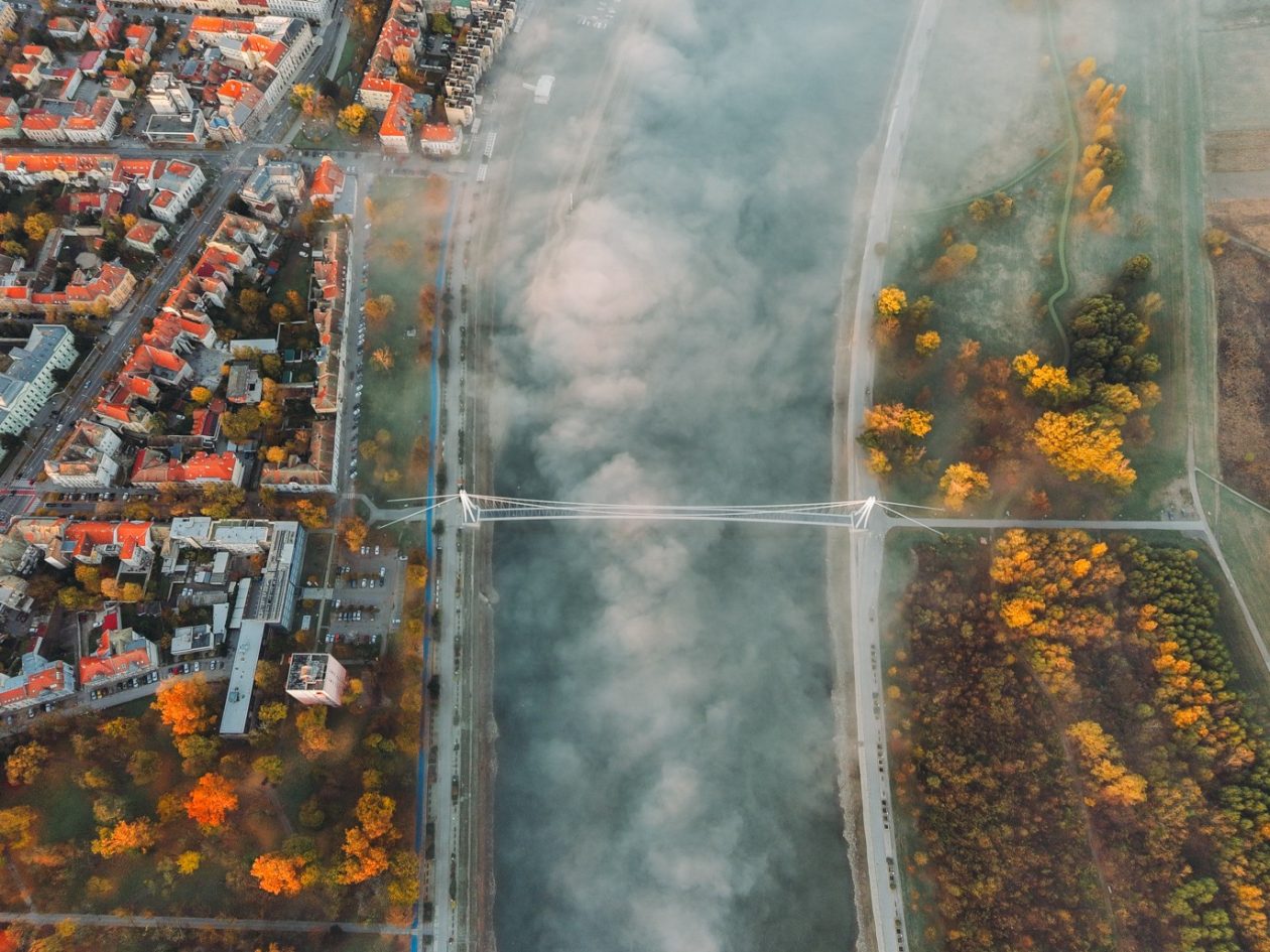 Maglovito jutro u Osijeku