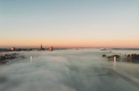 Maglovito jutro u Osijeku